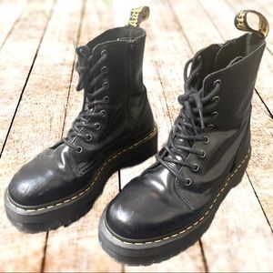 Dr. Martens Jadon 8-Eye Boot in Black